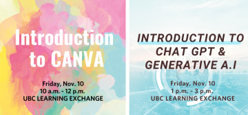 EVENT: Learn ChatGPT and/or Canva 